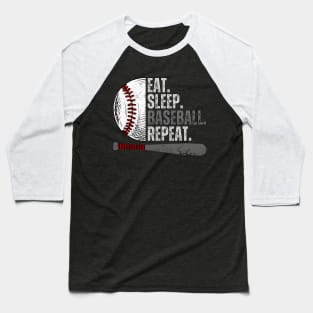 Eat Sleep Baseball Repeat Funny Baseball Player Baseball T-Shirt